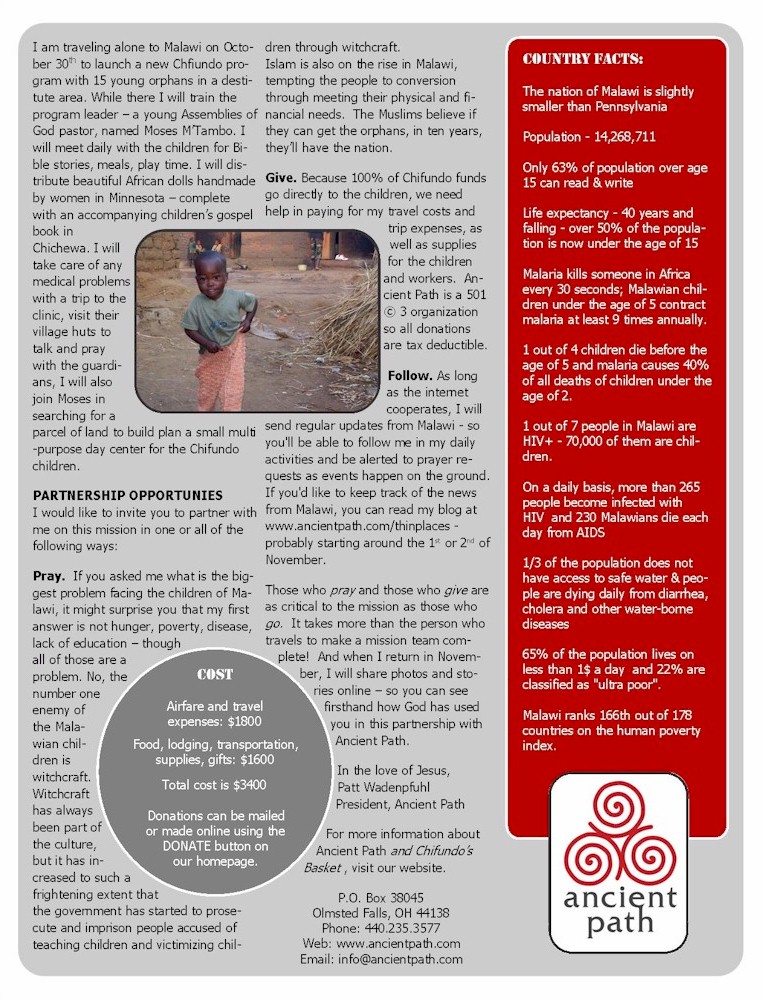 Mission to Malawi page 2